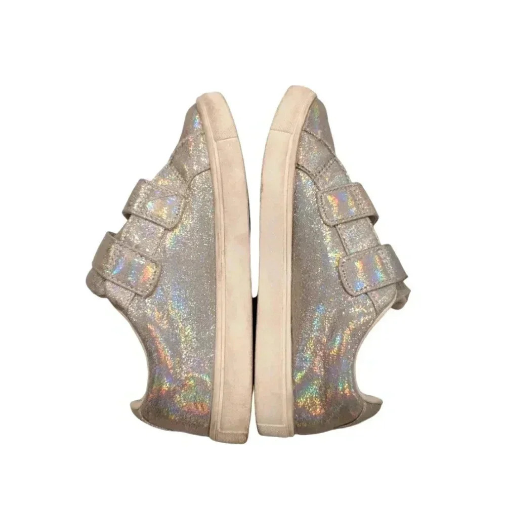 Frozen Iridescent Girls' Toddler Frozen Double Strap Casual 12.5 Regular - Picture 6 of 10